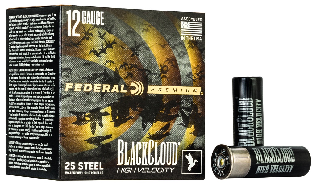 FEDERAL AMMO BLACK CLOUD HV 12GA 3 1-1/8OZ #2 25/10 1