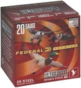 FEDERAL AMMO ULTRA STEEL 20GA 3 1OZ 3 & 5 25/10 1