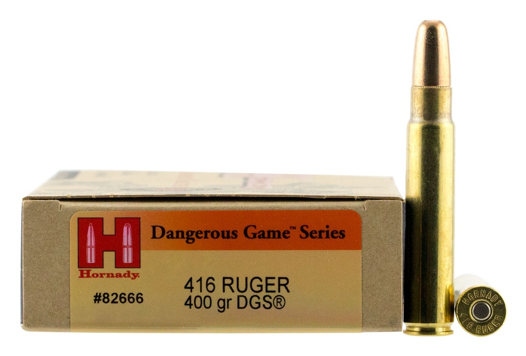 HORNADY DANGEROUS GAME 416RUG DGS 400GR 20/6 2