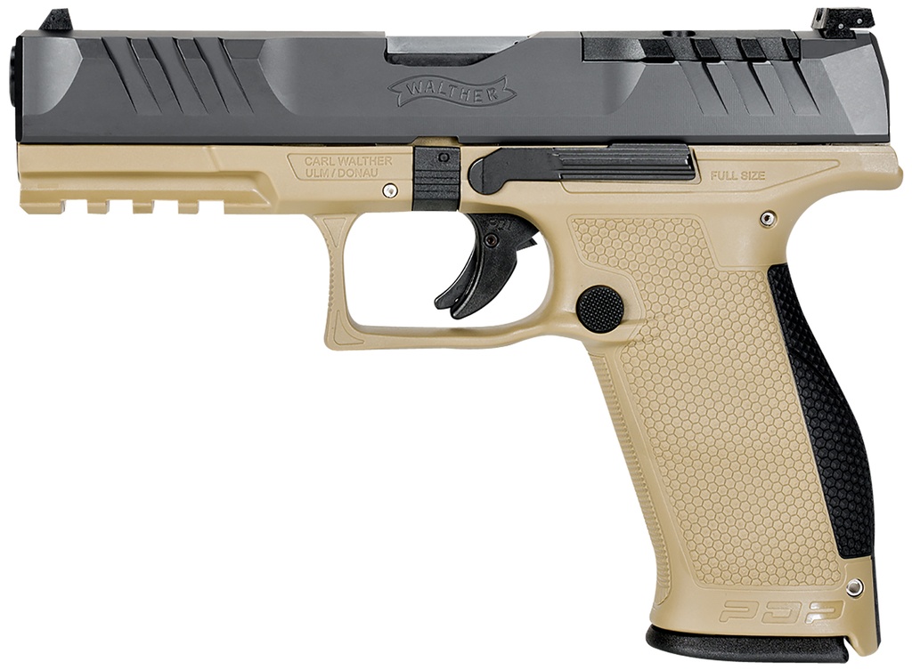 WALTHER ARMS PDP FULL SIZE OPTICS READY 9MM 4.5 TT TAN 2