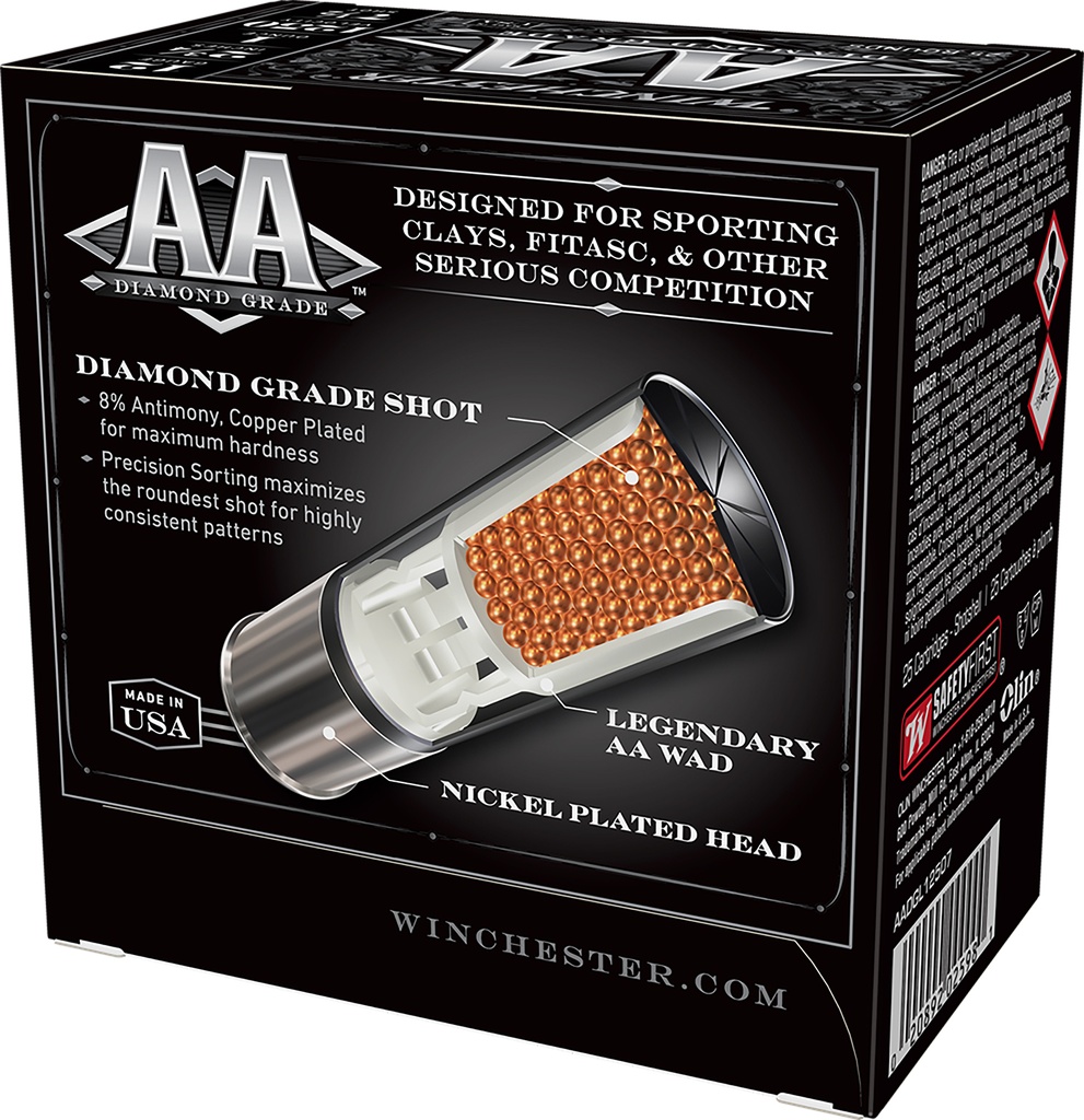 WINCHESTER AMMO AA DIAMOND GRADE 12GA 1OZ #7.5 25/10 2