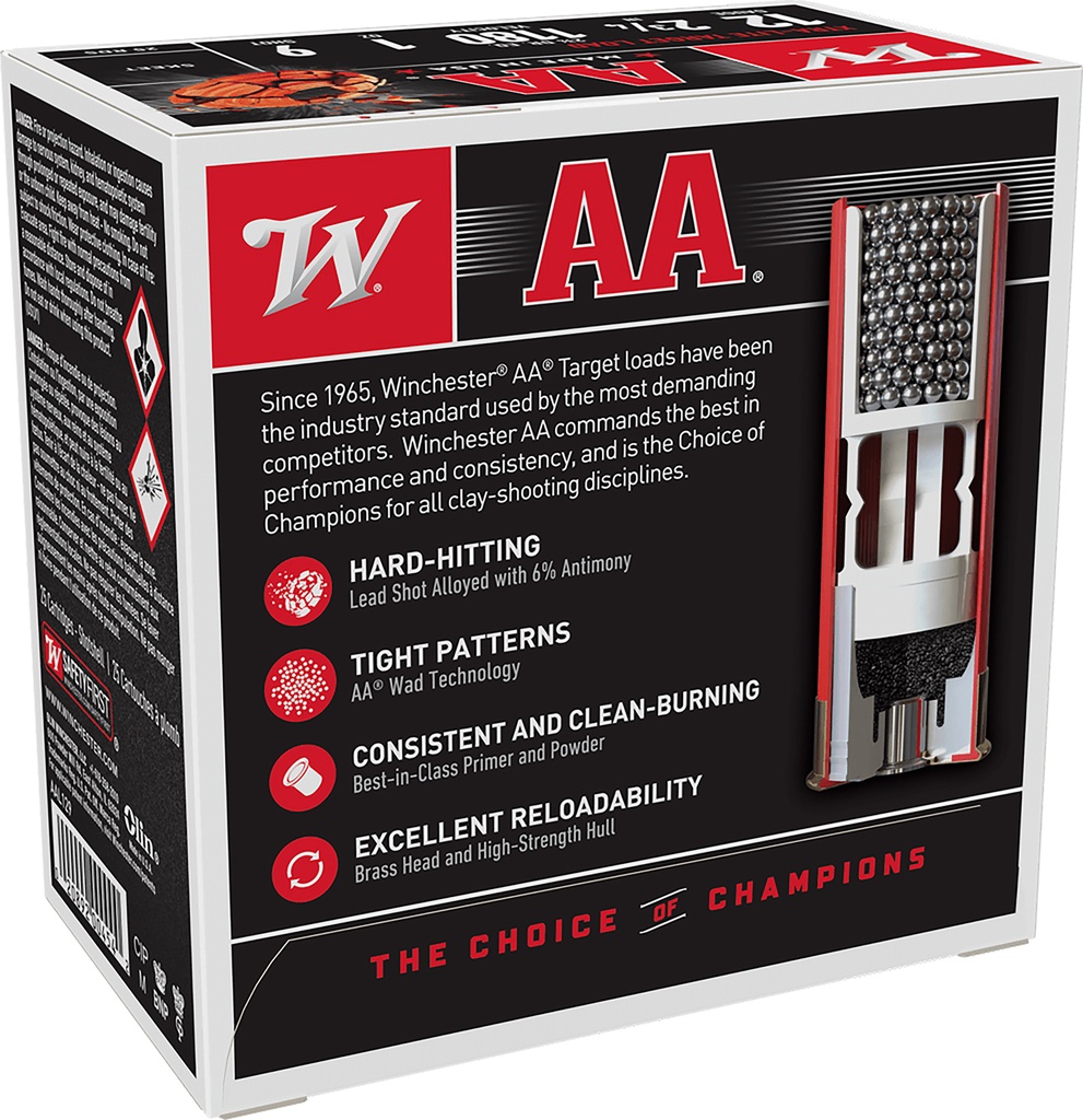 WINCHESTER AMMO AA XTRA-LITE 12GA 2.75 1OZ #9 25/10 2