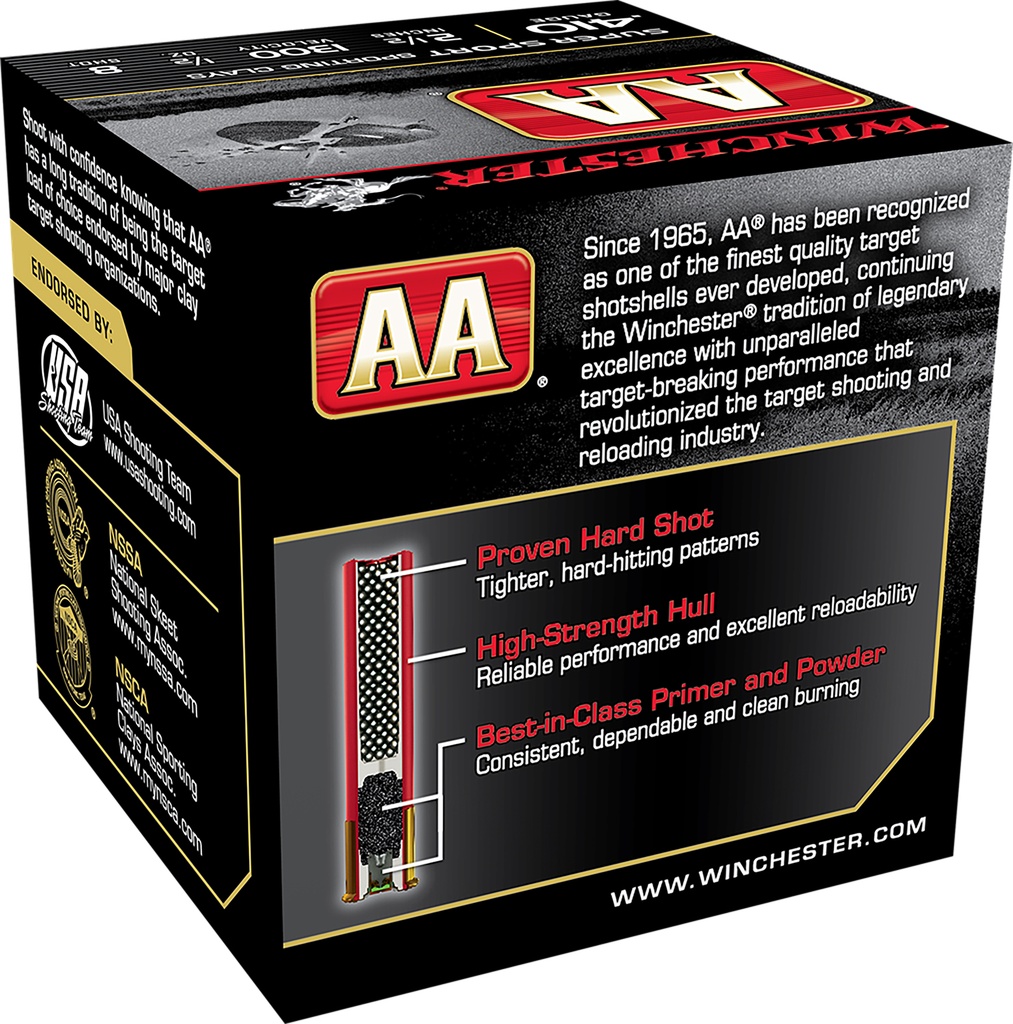 WINCHESTER AMMO AA SUPER SPORT VP 410GA 2.5 #8 100/5 3