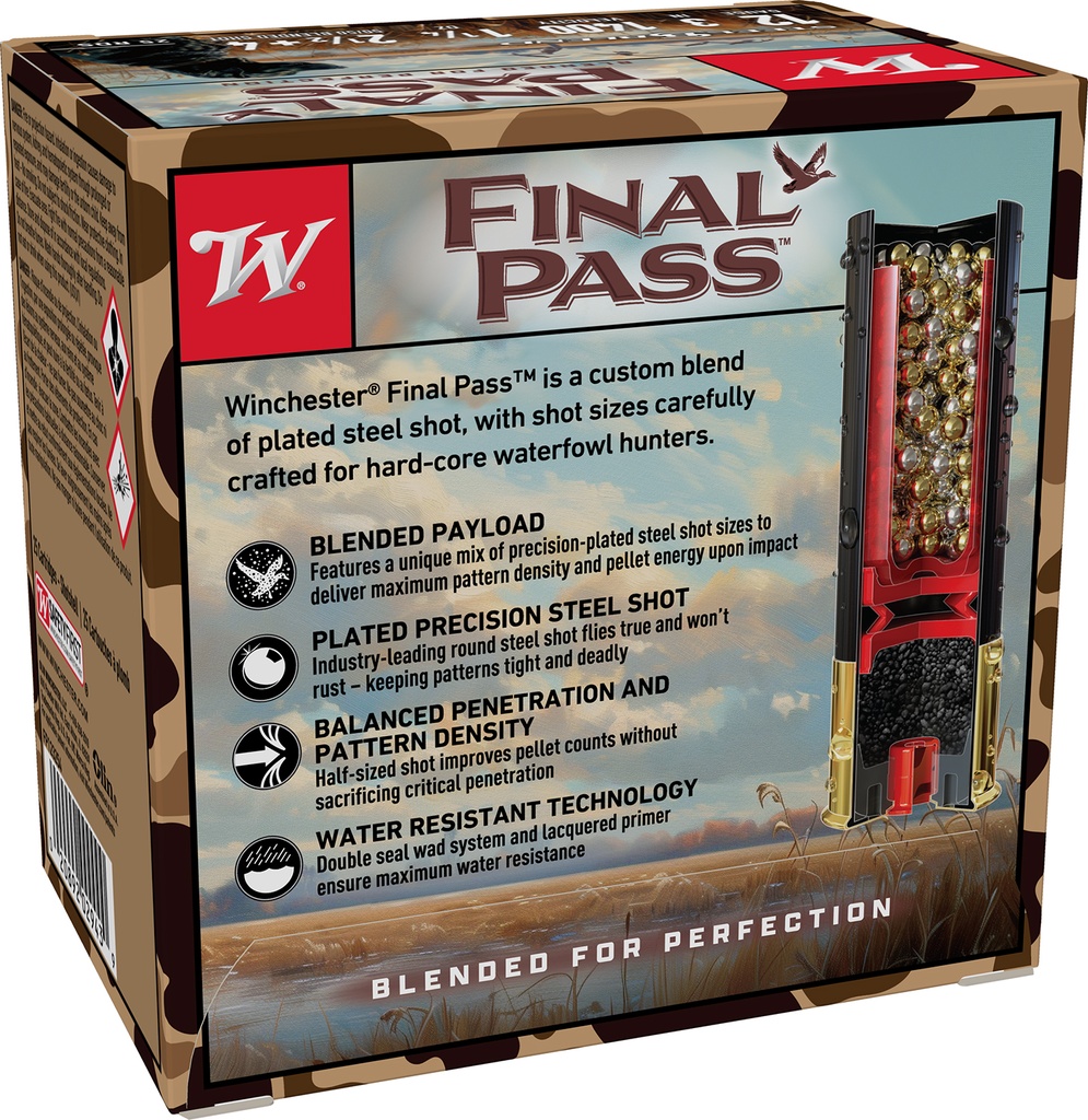 WINCHESTER AMMO FINAL PASS 12GA 3 1-1/4OZ #2.5-4 25/10 2