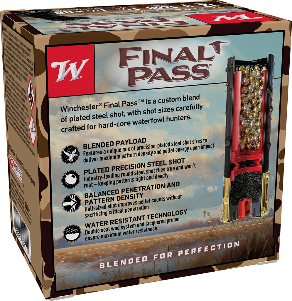 WINCHESTER AMMO FINAL PASS 12GA 3 1-1/4OZ #BB-1.5 25/10 2
