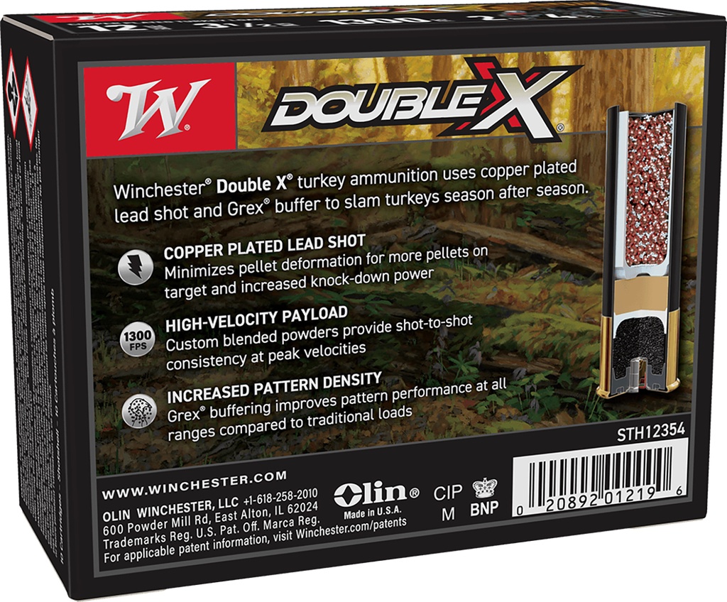 WINCHESTER AMMO DOUBLE X 12GA 3.5 2OZ #4 10/10 2
