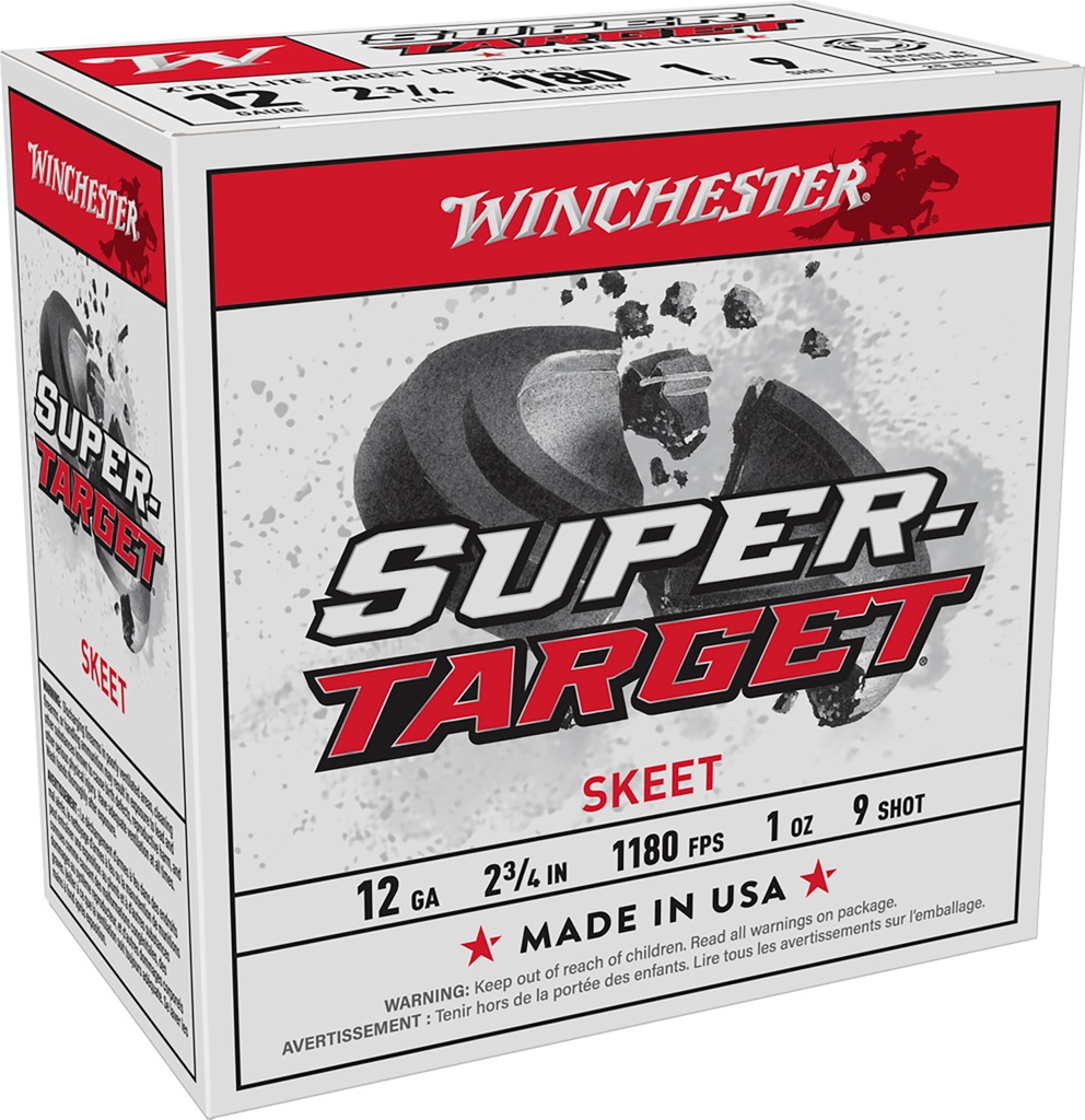 WINCHESTER AMMO SUPER TARGET 12GA XLITE 2.75 1OZ #9 25/10 1