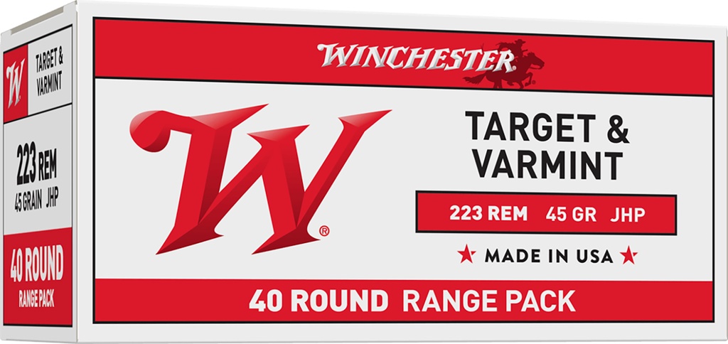 WINCHESTER AMMO USA 223REM 45GR JHP 40/10 1