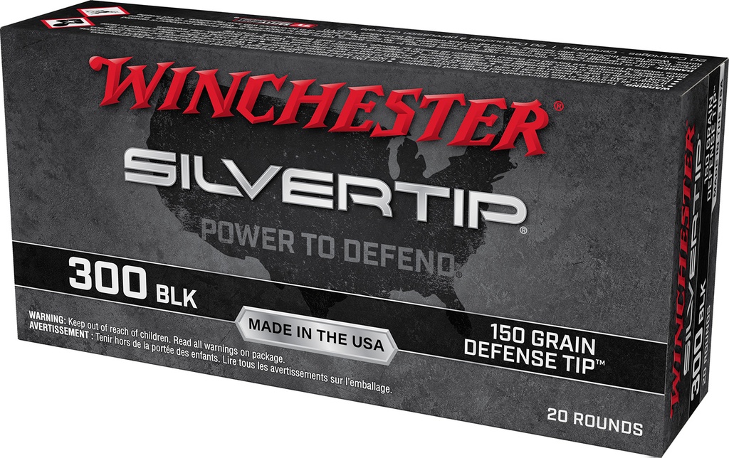 WINCHESTER AMMO SILVERTIP 300BLK 150GR DT 20/10 3