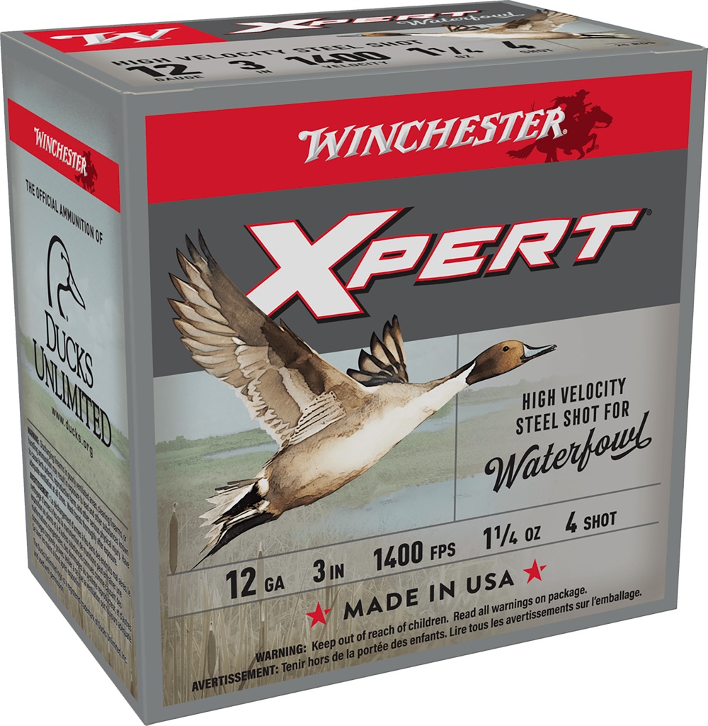 WINCHESTER AMMO XPERT WATERFOWL 12GA 3 1.25OZ #4 25/10 1