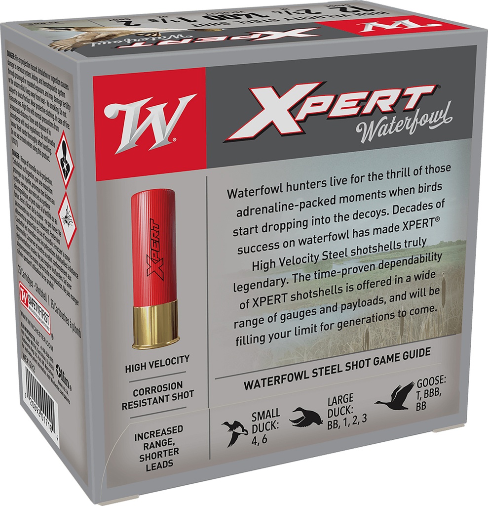 WINCHESTER AMMO XPERT WATERFOWL 12GA 2.75 1 1/8OZ #2 25/10 2