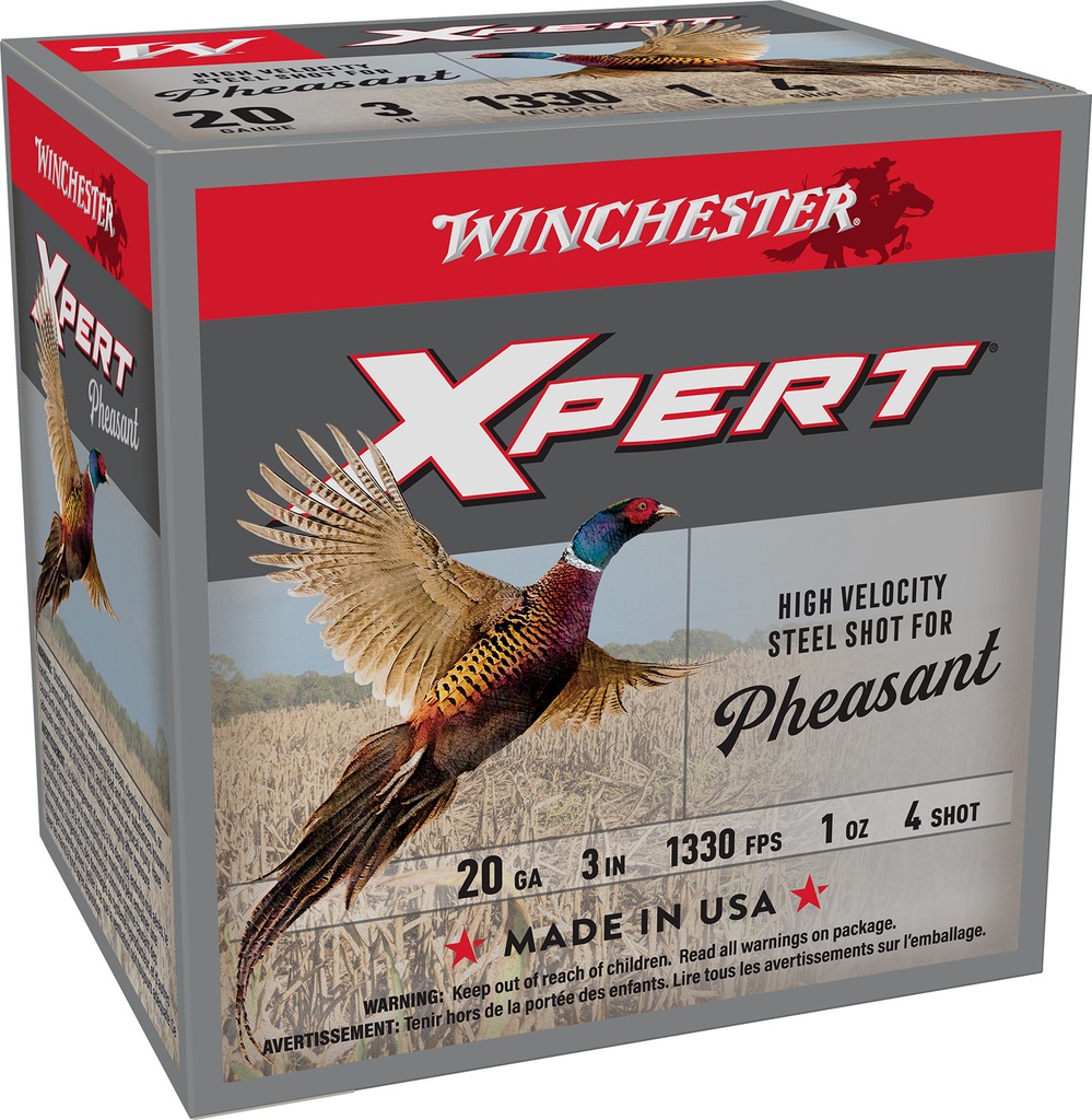 WINCHESTER AMMO XPERT PHEASANT 20GA 3 1OZ #4 25/10 1