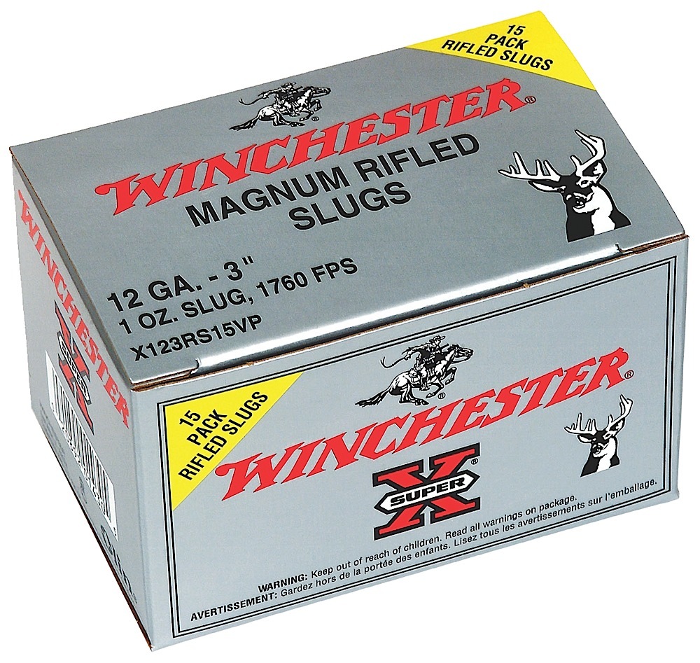 WINCHESTER AMMO SUPER-X RIFLED SLUG 12GA 3 1OZ RSHP 15/10 1