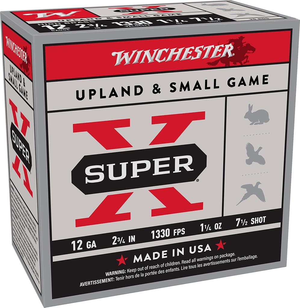 WINCHESTER AMMO SUPER-X UPLAND 12GA 2.75 1-1/4OZ #7 25/10 1