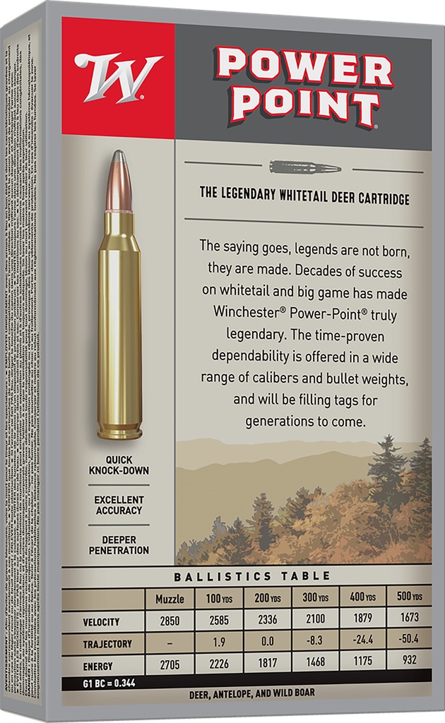 WINCHESTER AMMO POWER-POINT 270WIN 150GR 20/10 2