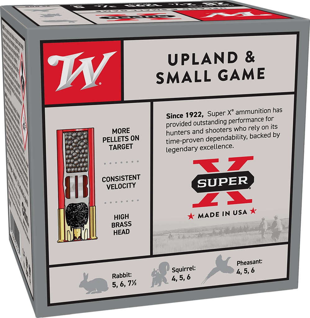 WINCHESTER AMMO SUPER-X UPLAND 28GA 2.75 3/4OZ #5 25/10 2