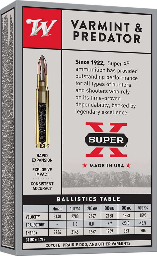 WINCHESTER AMMO SUPER-X 30-06 125GR PSP 20/10 2