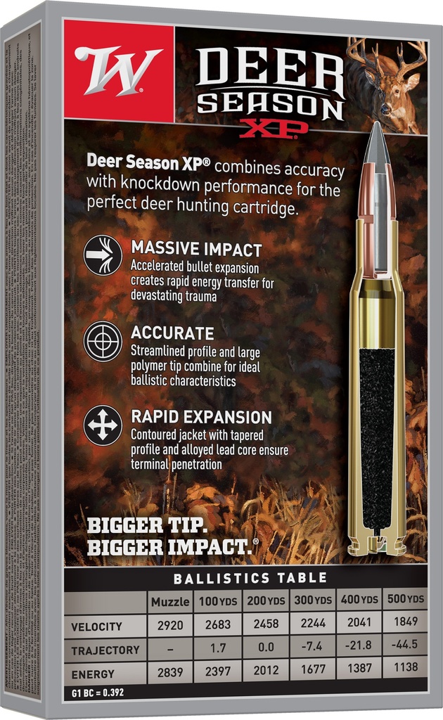 WINCHESTER AMMO DEER SEASON XP 30-06 150GR 20/10 2
