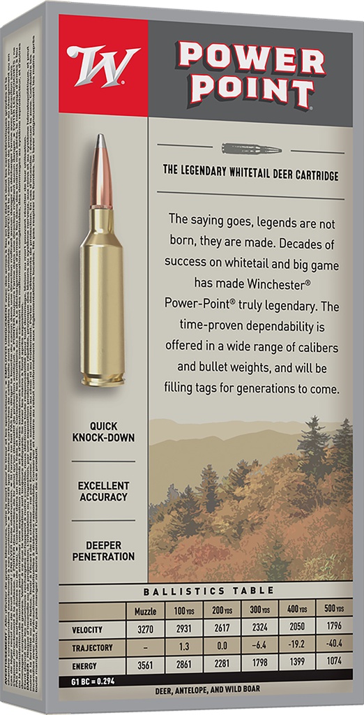 WINCHESTER AMMO POWER-POINT 300WSM 150GR 20/10 2