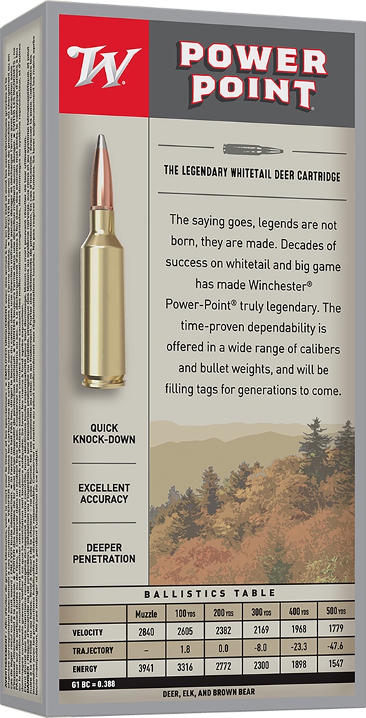 WINCHESTER AMMO POWER-POINT 325WSM 220GR 20/10 2