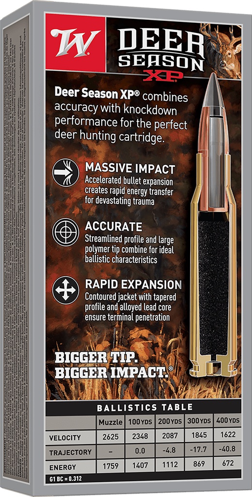 WINCHESTER AMMO DEER SEASON XP 6.8SPC 115GR 20/10 2