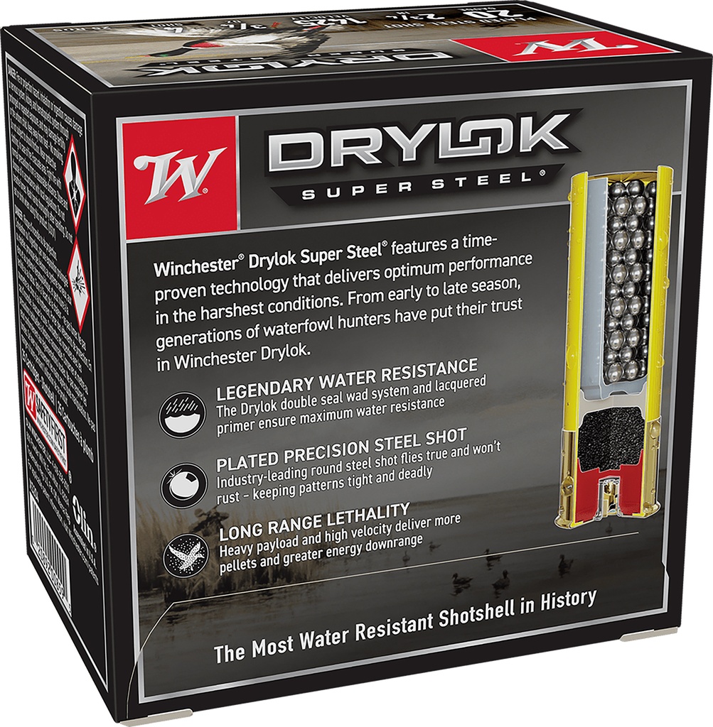 WINCHESTER AMMO DRYLOK SUPER STEEL 20GA 2.75 #4 25/10 2
