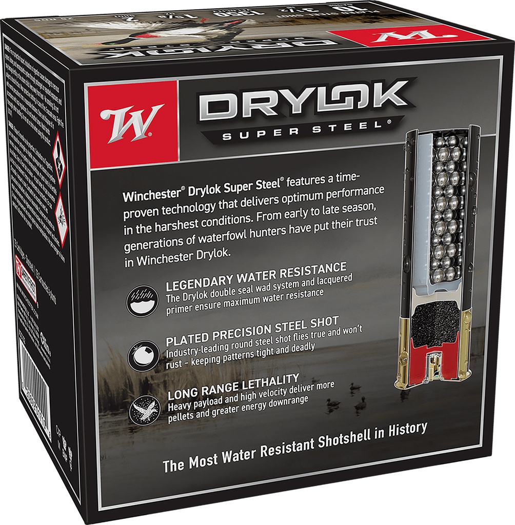 WINCHESTER AMMO DRYLOK SUPER STEEL 10GA 1 5/8OZ #2 25/10 2