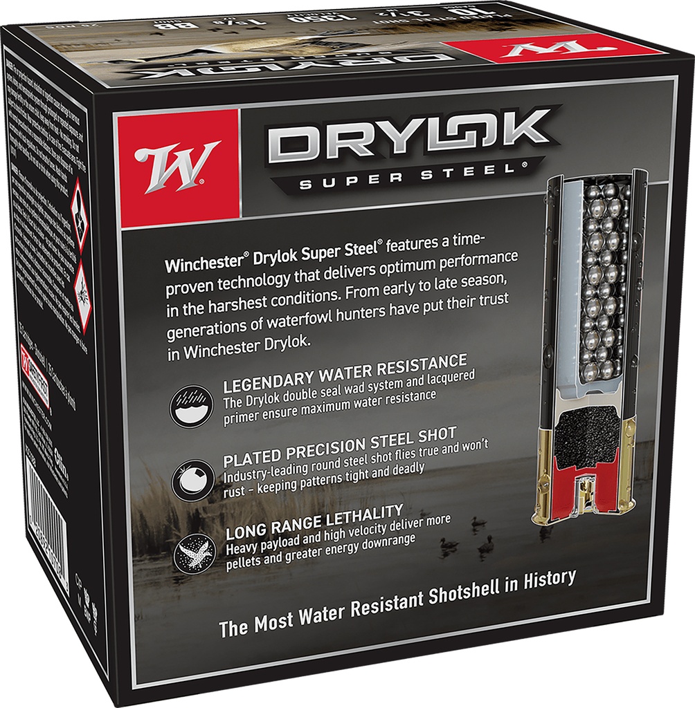 WINCHESTER AMMO DRYLOK SUPER STEEL 10GA 1 5/8OZ BB 25/10 2