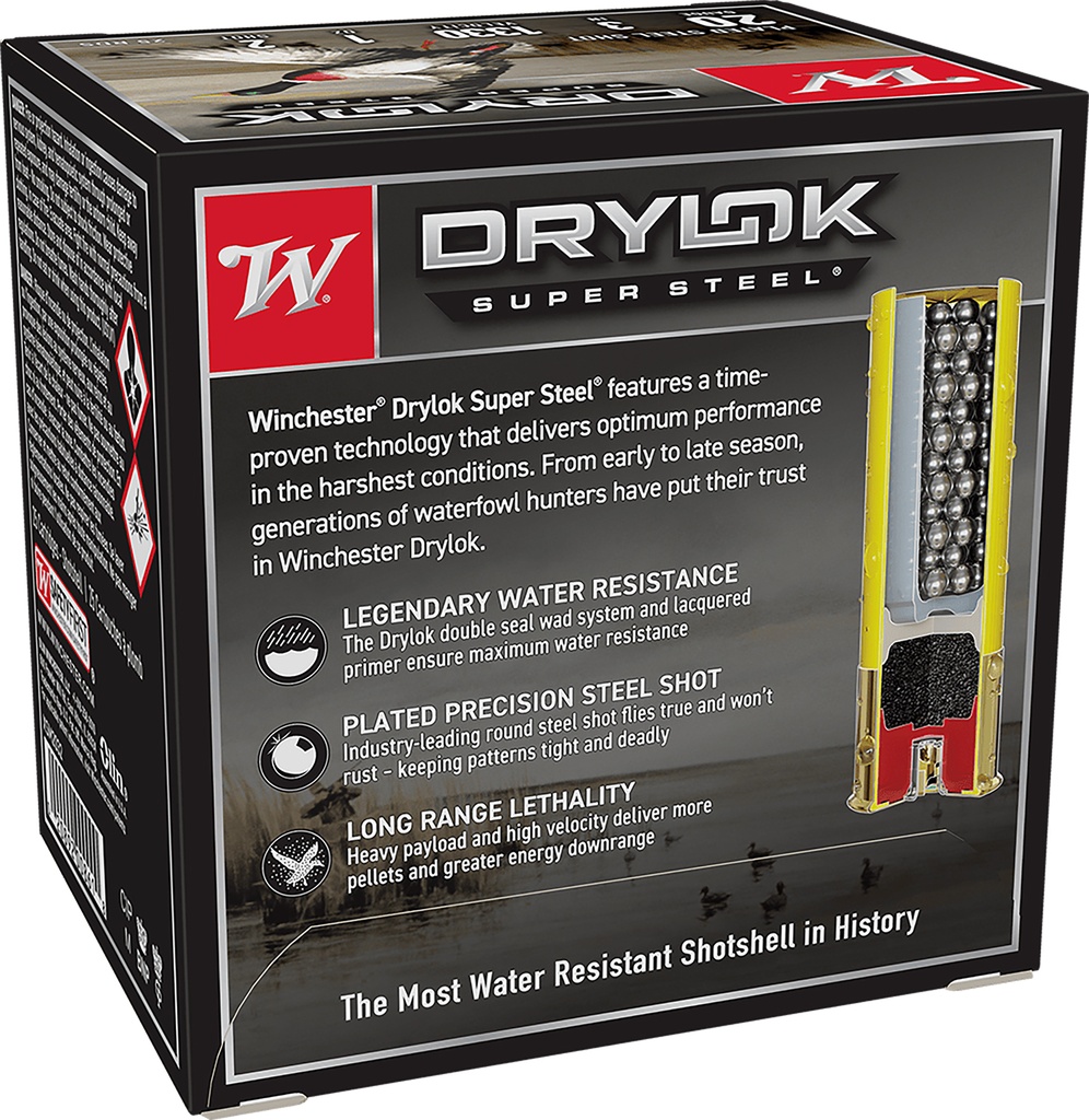 WINCHESTER AMMO DRYLOK SUPER STEEL 20GA 1OZ #2 25/10 2