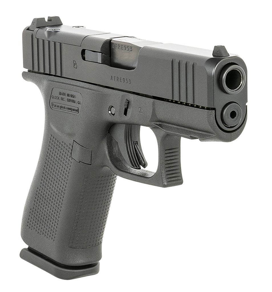GLOCK G43X 9MM BLK 3.39" MOS RAIL 3