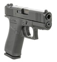 GLOCK G43X 9MM BLK 3.39" MOS RAIL 3
