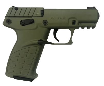 Keltec P17 22LR 16+1 BLK/GRN TB 1
