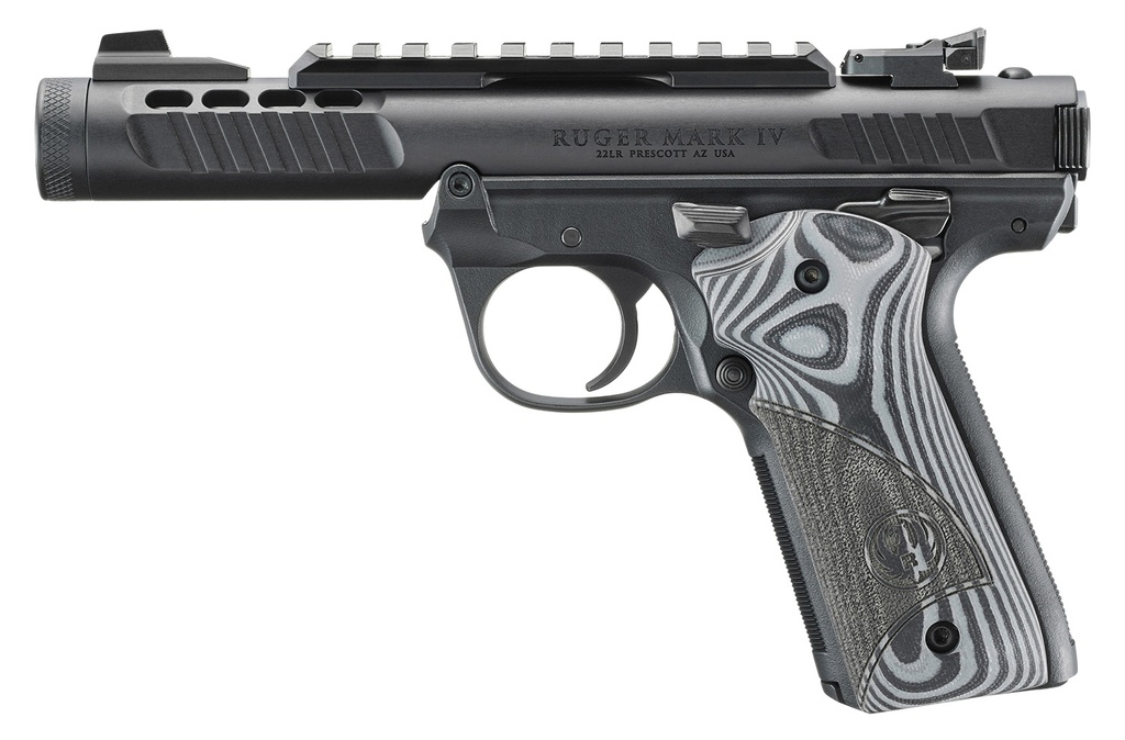 Ruger MKIV 22/45 LT 22LR BLK/GRY NT 2
