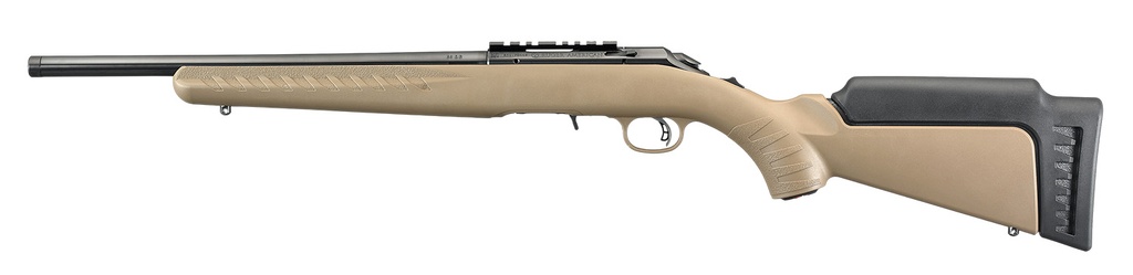 Ruger AMERICAN 17HMR FDE/SY 16" TB 1
