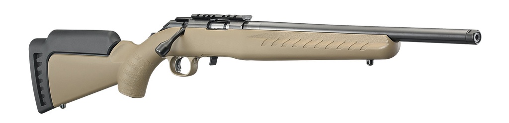 Ruger AMERICAN 17HMR FDE/SY 16" TB 2