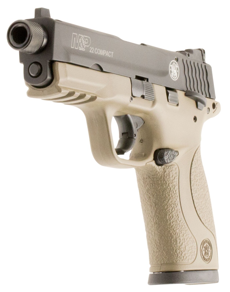 Smith and Wesson M&P22 COMPACT 22LR FDE THREAD 2