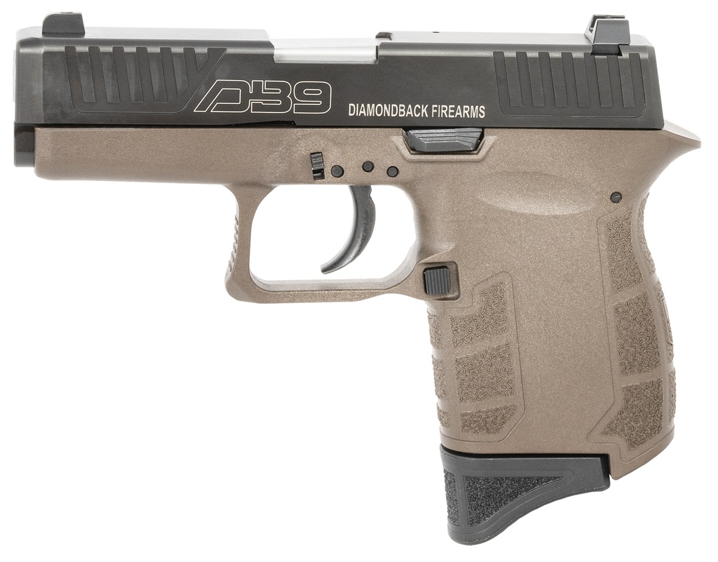 Diamondback Firearms DB9 GEN IV 9MM BLK/BRZ 3" 6+1 2