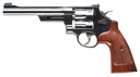 Smith and Wesson 27 357M/38S 6.5" 6RD BL/WD AS 2