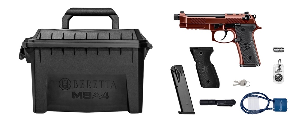 Beretta M9A4 9MM CLAY 5" 15+1 TB 2