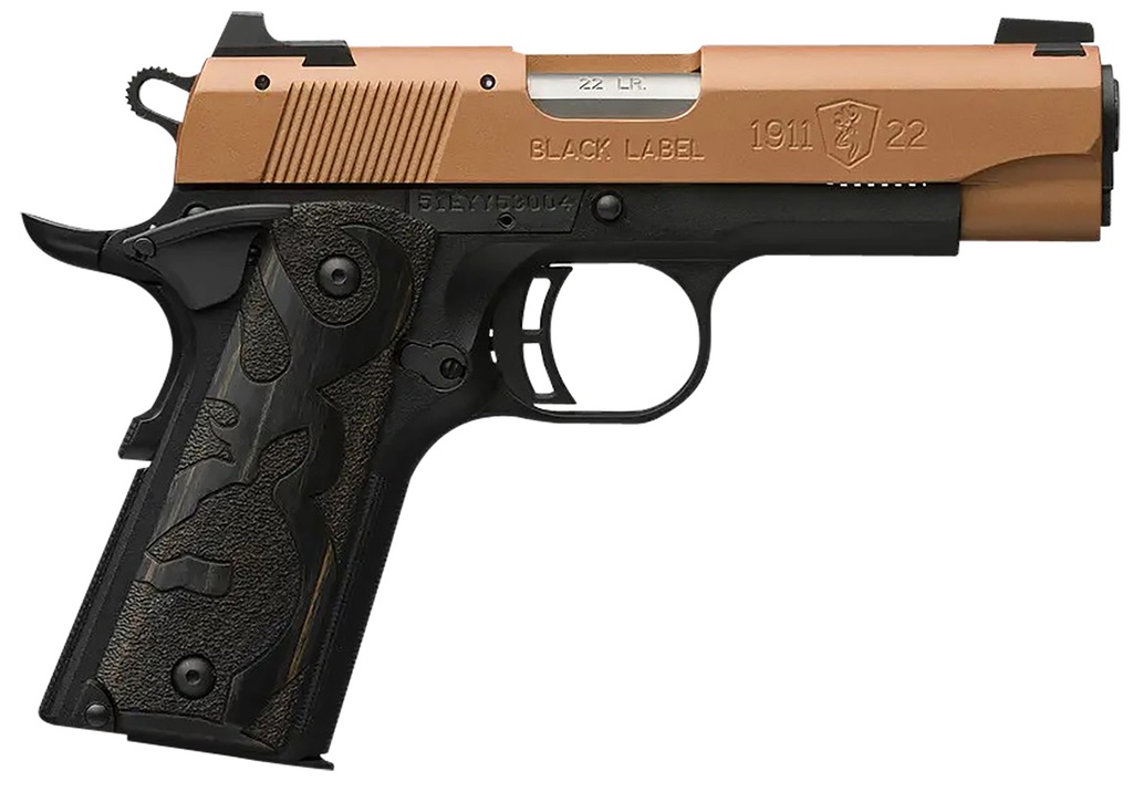 Browning 1911-22 BK LBL 22LR 3.6" COP # 1