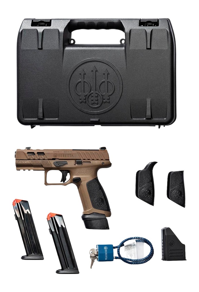 Beretta APX A1 PORTED 9MM FDE 21+1 2