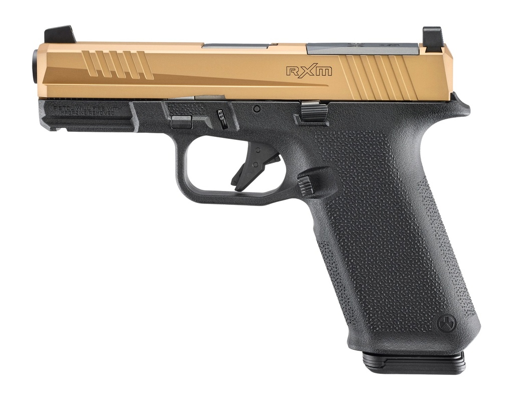 Ruger RXM 9MM COPPER/BLK 17+1 4" AS 2