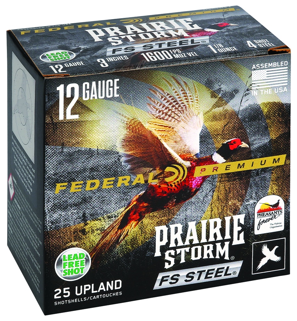 FEDERAL AMMO FS STEEL 12GA 3 1-1/8OZ #4 25/10 2
