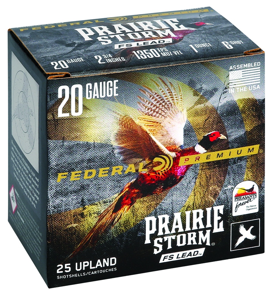 FEDERAL AMMO FS LEAD 20GA 2.75 1OZ #6 25/10 2