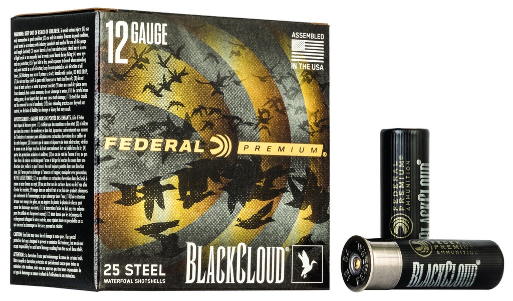 FEDERAL AMMO BLACK CLOUD 12GA 3 1-1/4OZ #1 25/10 1