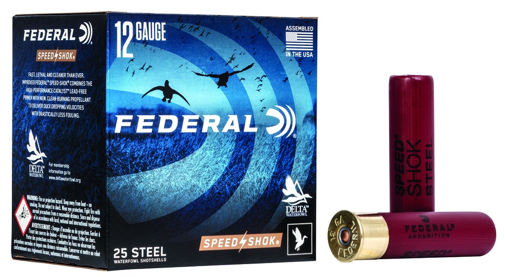 FEDERAL AMMO SPEED SHOK HV 12GA 3.5 1-3/8OZ #BBB 25/10 1