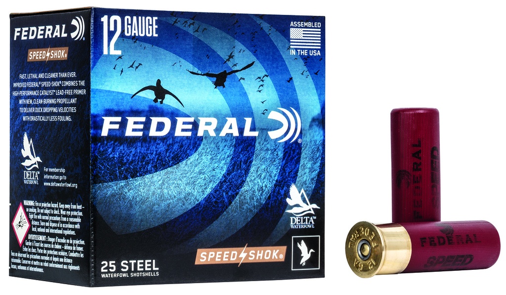 FEDERAL AMMO SPEED-SHOK 12GA 3 1-1/8OZ #BB 25/10 1