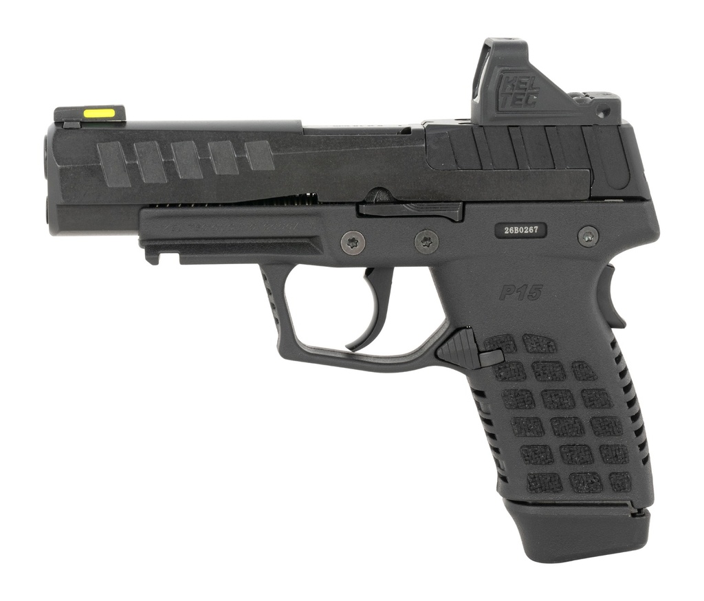KEL-TEC P15 9MM 4 BLK POLY 15RD OPTIC 1