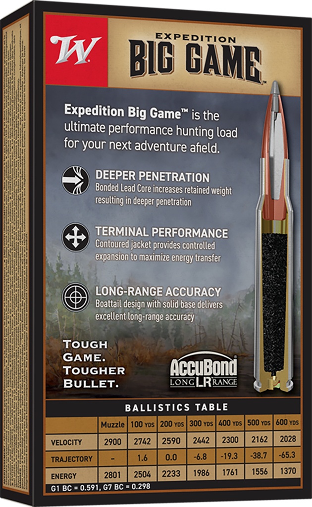 WINCHESTER AMMO EX BIG GAME LR 270 WIN  150GR ABLR 20/10 2