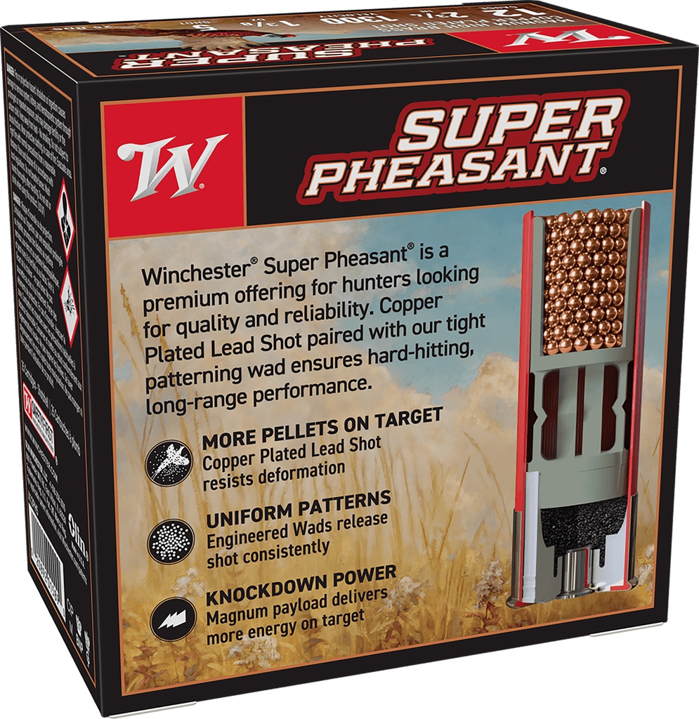 WINCHESTER AMMO SUPER PHEASANT 12GA 2.75 1-3/8OZ #5 25/10 2